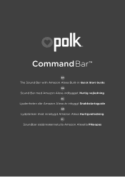 Polk Audio Command Bar User Guide 3
