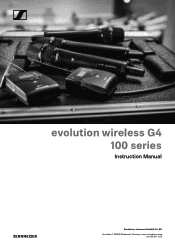 Sennheiser EW 100 G4-ME4 Instruction manual ew 100 G4 PDF
