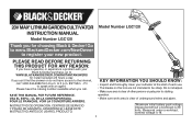 Black & Decker LGC120 Type 1 Manual - LGC120
