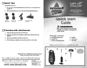 Bissell Lift-Off® Steam Mop™ Hard Surface Cleaner QuickStart Guide