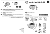HP LaserJet Pro M402-M403 Setup Poster