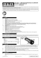 Sealey LED220UV Instruction Manual
