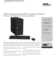 Axis Communications S9001 Camera Station S9001 Desktop Terminal