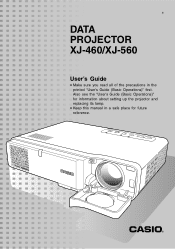 Casio XJ-560 Owners Manual