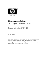 Compaq nc4010 Hardware Guide