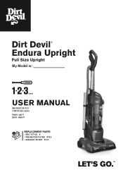 Dirt Devil UD701XX User Manual
