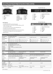 Hikvision DS-6708HWI Data Sheet