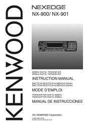 Kenwood NX-900 Operation Manual