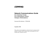 Compaq Evo D500 Network Communications Guide