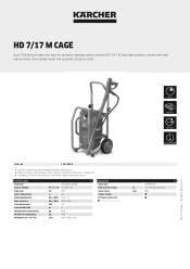 Karcher HD 7/17 M Cage Product information