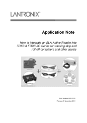 Lantronix FOX Series AppNote_Integrating_an_ELA_Reader_into_FOX3_and_FOX3-3G_Series_devices