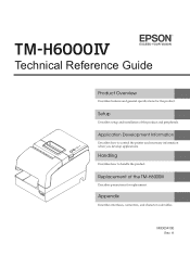 Epson TM-H6000IV with Validation Technical Reference Guide