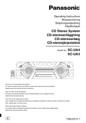 Panasonic SC-UA3 Owners Manual
