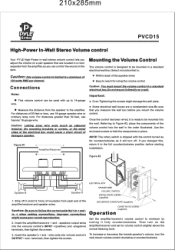 Pyle PVCD15 Instruction Manual