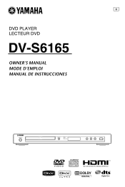 Yamaha DV-S6165 Owner's Manual
