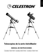Celestron AstroMaster 70AZ Telescope AstroMaster 70AZ, 90AZ and 114AZ Manual (Spanish)