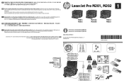 HP LaserJet Pro M202 Setup Poster