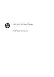 HP Latex R2000 Site Preparation Guide