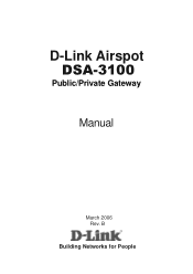 D-Link DSA-3100P Manual