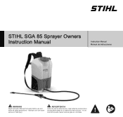 Stihl SGA 85 Instruction Manual