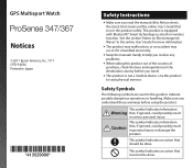 Epson ProSense 367 Notices and Warranty