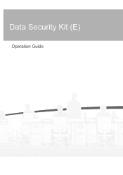 Kyocera TASKalfa 8001i Data Security Kit (E) Operation Guide Rev-4 2013.1