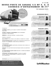 LiftMaster 8155W 8155W Product Guide French