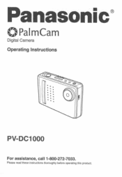 Panasonic PVDC1000 PVDC1000 User Guide