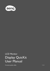BenQ PD2706UA Display Quickit_How to use Guide