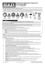 Sealey RS1312HV Instruction Manual