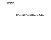 Epson XP-4100 Users Guide