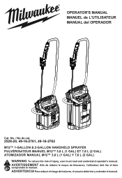 Milwaukee Tool 2528-21G1 Operators Manual
