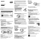 Sony DSC-RX0M2 Startup Guide