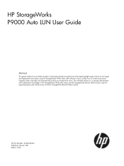 HP StorageWorks P9000 HP StorageWorks P9000 Auto LUN User Guide (AV400-96334, January 2011)