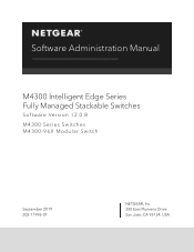 Netgear M4300-24X Software Administration Manual Software Version 12.x