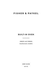 Fisher and Paykel OB30SDPTDB1 User Guide
