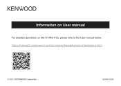 Kenwood WS-A1 User Manual 2