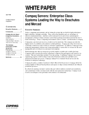HP ProLiant 6500 Compaq Servers: Enterprise Class Performance Leading the Way to Deschutes and Merced
