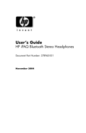 HP Hx2495b HP iPAQ Bluetooth Stereo Headphones User Guide