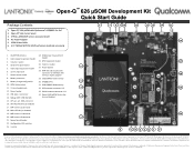 Lantronix Open-Q 626 SOM Development Kit Open-Qtm 626 uSOM Development Kit Quick Start Guide
