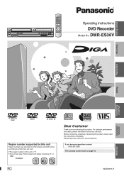 Panasonic DMR-ES36 Operating Instructions
