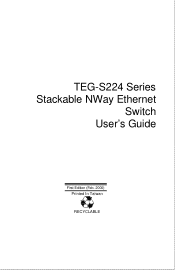 TRENDnet TE100-MGBS20 User Guide