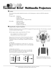 Epson ELPDC05 Technical Brief (Multimedia Projectors)