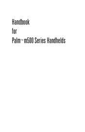 Palm M505 Handbook