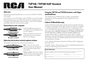 RCA TVP200 Owner/User Manual