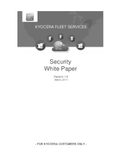 Kyocera ECOSYS M2540dw Kyocera Fleet Services KFS Security White Paper