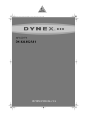 Dynex DX-32L152A11 Tech Note (English)