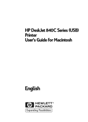 HP 840c (English) Macintosh Connect * User's Guide - C6419-90001