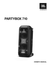 JBL Partybox 710 Owners Manual English