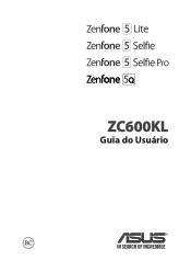Asus ZenFone 5 Selfie ZC600KL Brazil-Portuguese Version E-manual